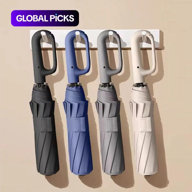 š„Automatic Folding Umbrella ā Windproof, Waterproof & Compact ā with Loop Buckle for Everyday Carry š¬ļøš§