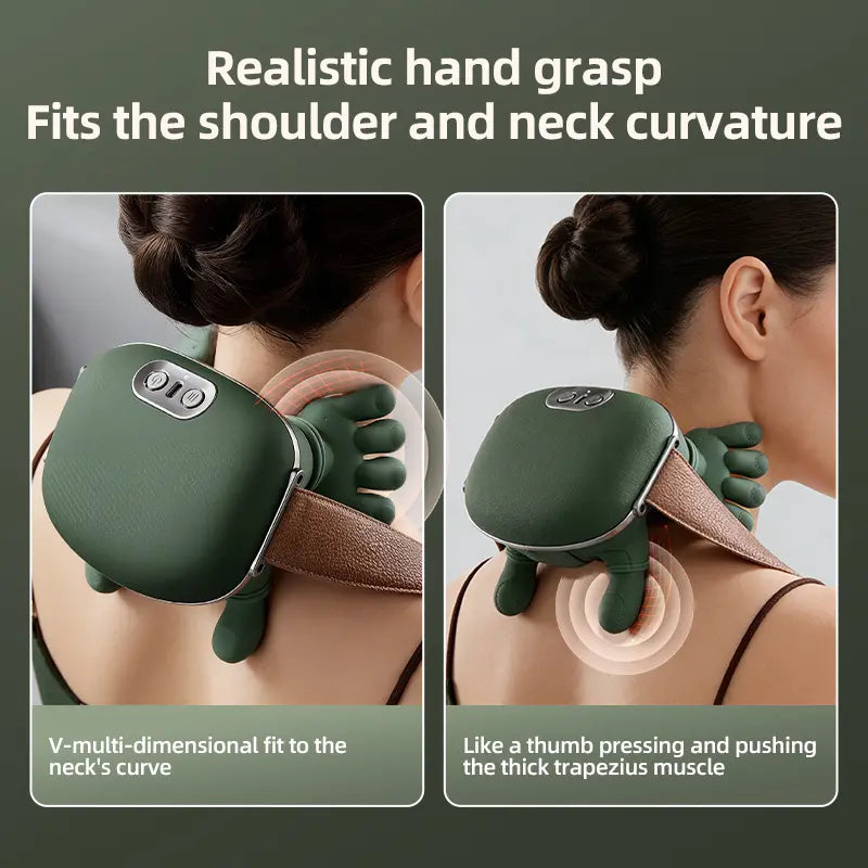 Electric Neck Massager,Deep Tissue Neck Relief for Muscle Relax & Pain Heal