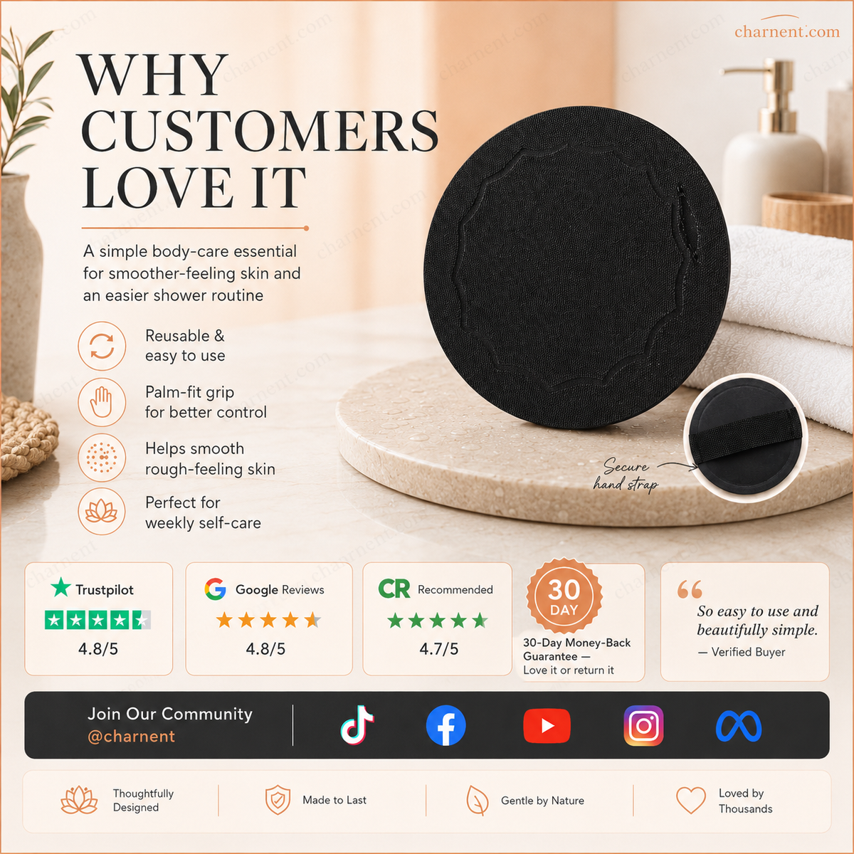 🚿Exfoliating Scrub Bath Pads🧖♀️