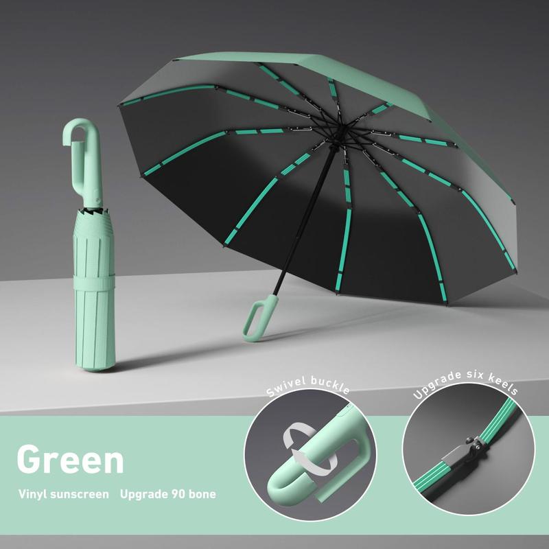 š„Automatic Folding Umbrella ā Windproof, Waterproof & Compact ā with Loop Buckle for Everyday Carry š¬ļøš§