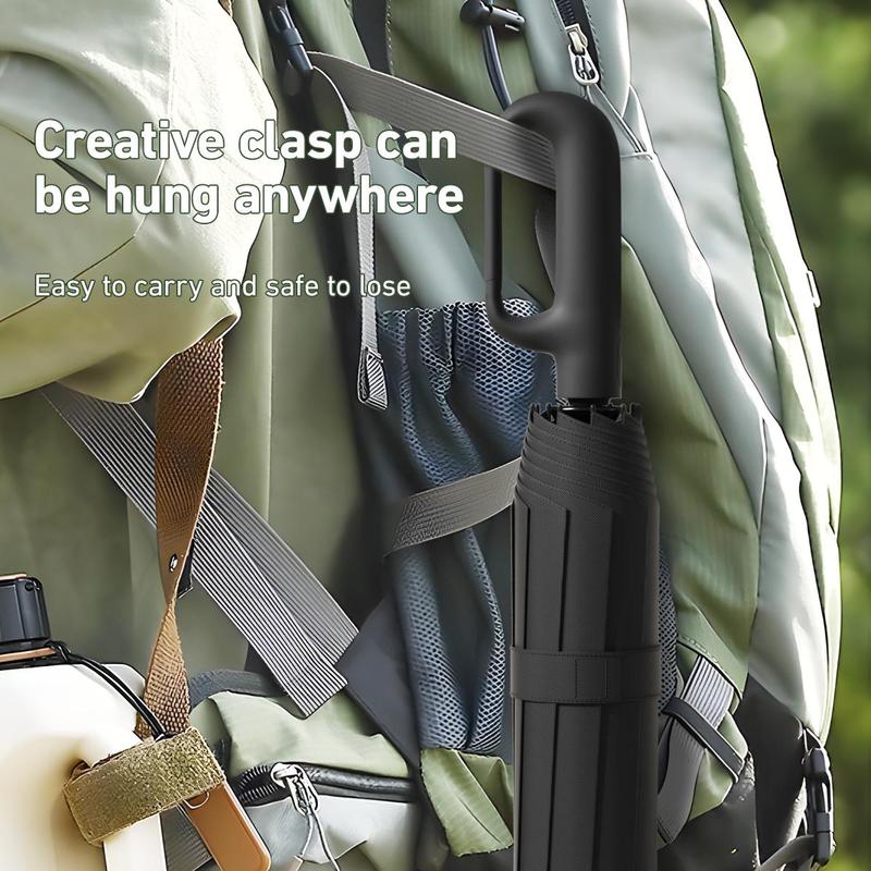 š„Automatic Folding Umbrella ā Windproof, Waterproof & Compact ā with Loop Buckle for Everyday Carry š¬ļøš§