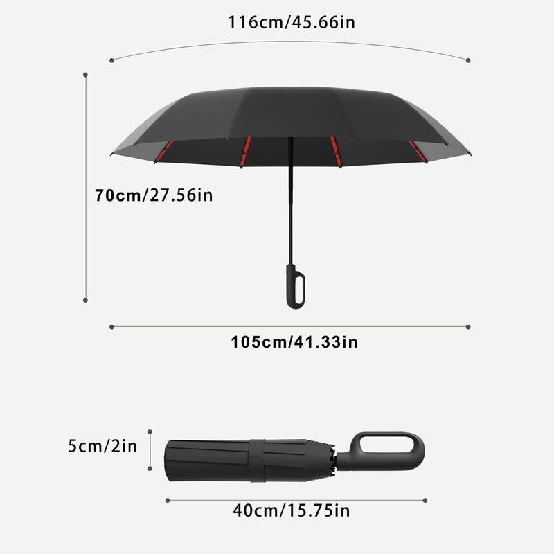 š„Automatic Folding Umbrella ā Windproof, Waterproof & Compact ā with Loop Buckle for Everyday Carry š¬ļøš§
